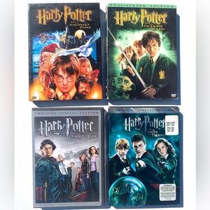 Harry Potter DVDs Sorcerer Stone, Goblet Of Fire, Chamber Of Secrets, Order Of
